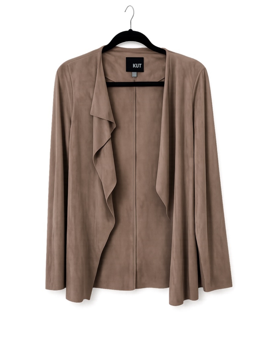 Chic / versatile Kut from the Kloth M faux suede jacket beautiful  brown 🤎